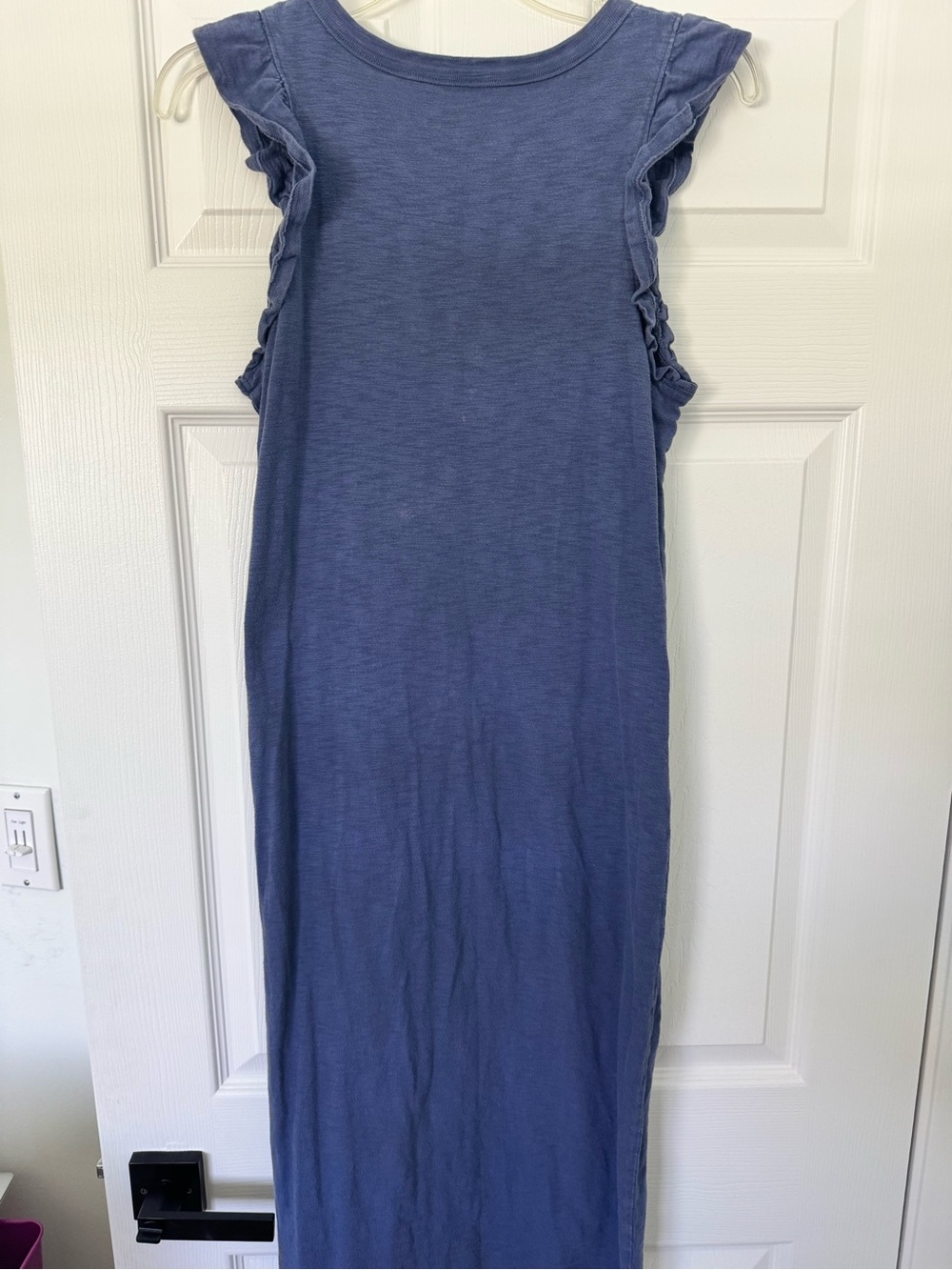 Universal Thread Blue Ruffle Sleeve Tank Dress - Picture 2 of 4